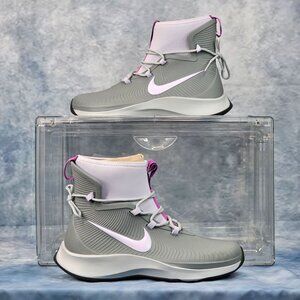 Nike Binzie Waterproof Rain Boot Sneakers – Youth 6Y / Women’s 8 – Grey Violet